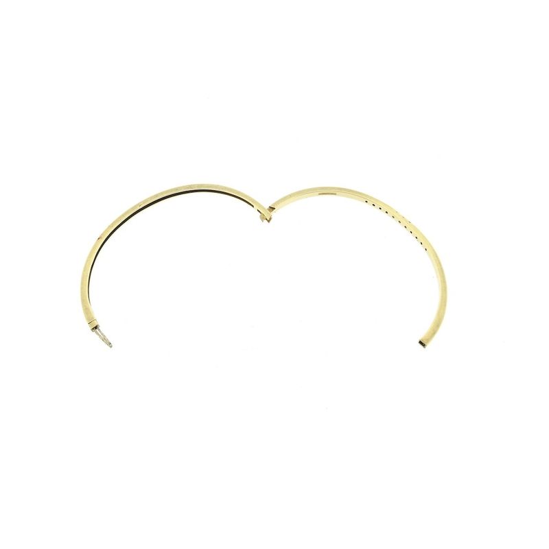 Image 8 of Gold bangle with diamond; 0.09 ct. | Ø 58 mm | Diamond