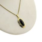 Image 7 of Vintage gold pendant with garnet