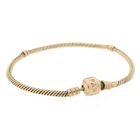 Image 5 of Gold pandora bracelet; Snake Chain | 21.5 cm