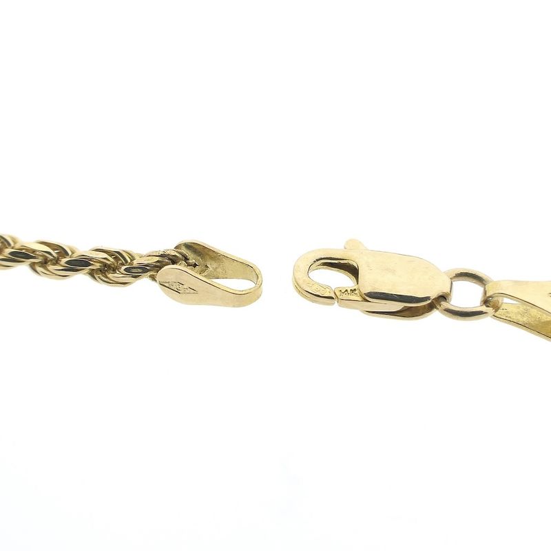 Image 3 of Gold twisted link chain