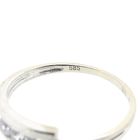 Image 6 of White gold ring with 0.105 ct diamond.