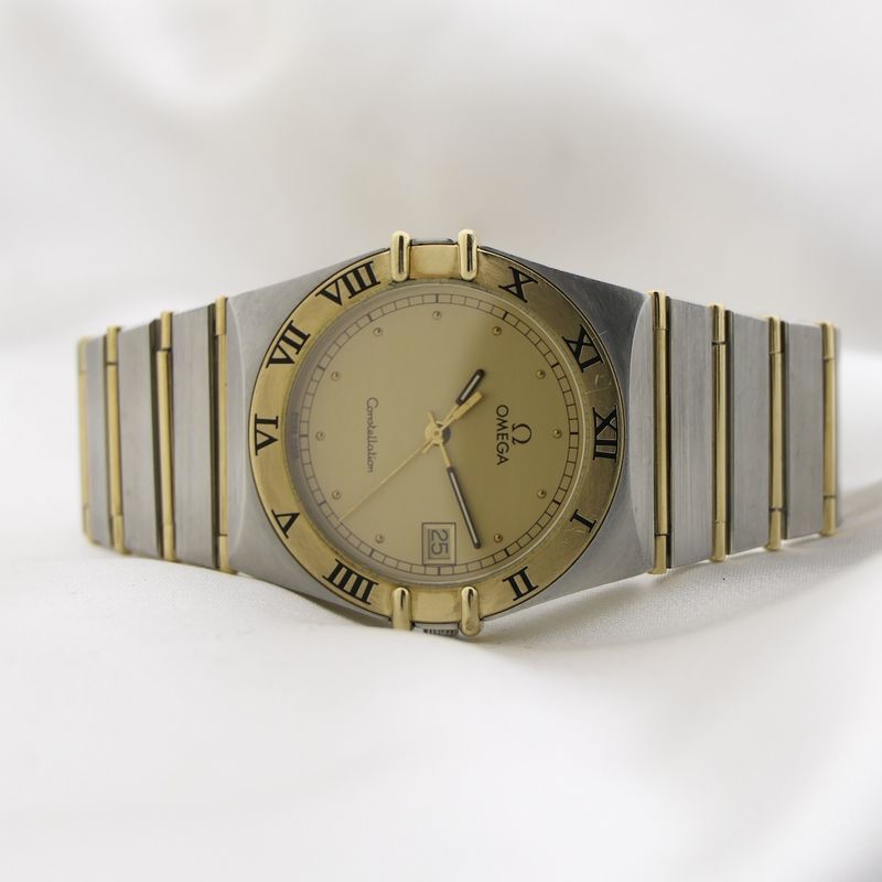 Image 12 of Omega Constellation; Goud/stalen unisex horloge