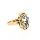Afbeelding 5 van Gouden ring met aquamarijn