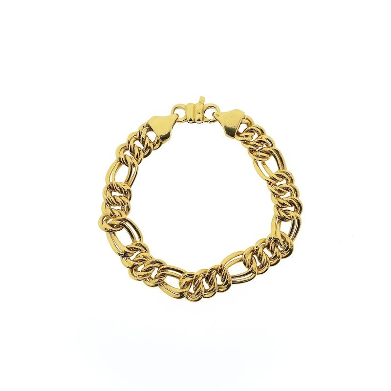Image 3 of Golden Prince of Wales link bracelet