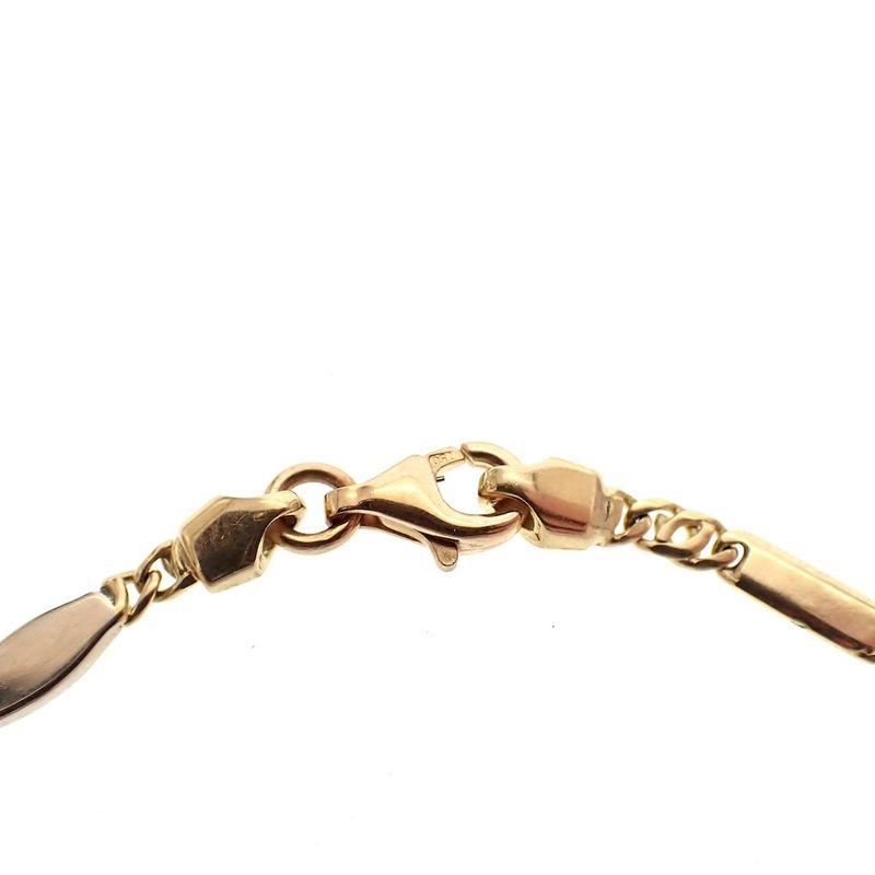 Image 4 of 18K Gold Bracelet with Plate | 18 cm