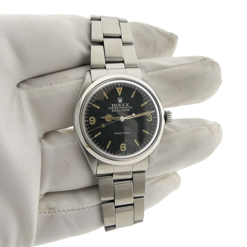 Image 8 of Rolex Airking/Explorer 5500; Automatic vintage watch from 1972 (with aftermarket modifications)