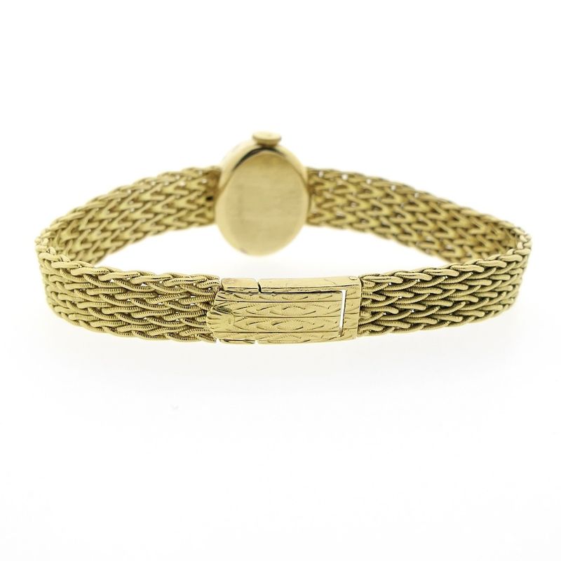 Image 8 of Rolex Precision; 18k gold ladies watch