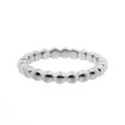 Image 7 of White gold sliding ring with balls