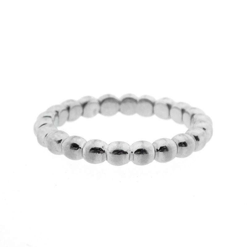 Image 7 of White gold sliding ring with balls