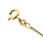 Image 5 of Gold thin gourmet link chain | 56 cm