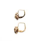 Image 3 of Gold stud earrings with rings