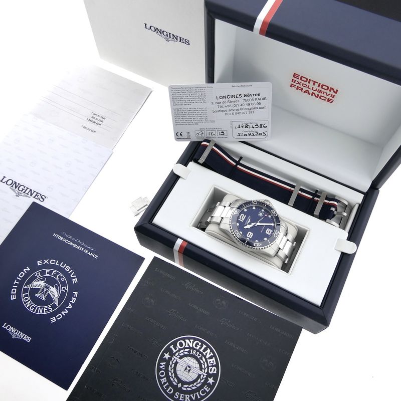 Image 4 of Longines Hydroconquest 'France Exclusive Edition'; Automatic men's watch