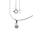 Image 1 of White gold Venetian necklace with pendant | 0.23 ct. diamond | 40 cm