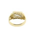 Image 4 of Gold ring with zirconia