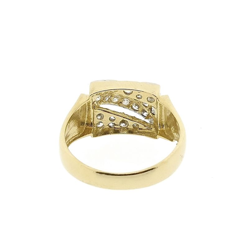 Image 4 of Gold ring with zirconia