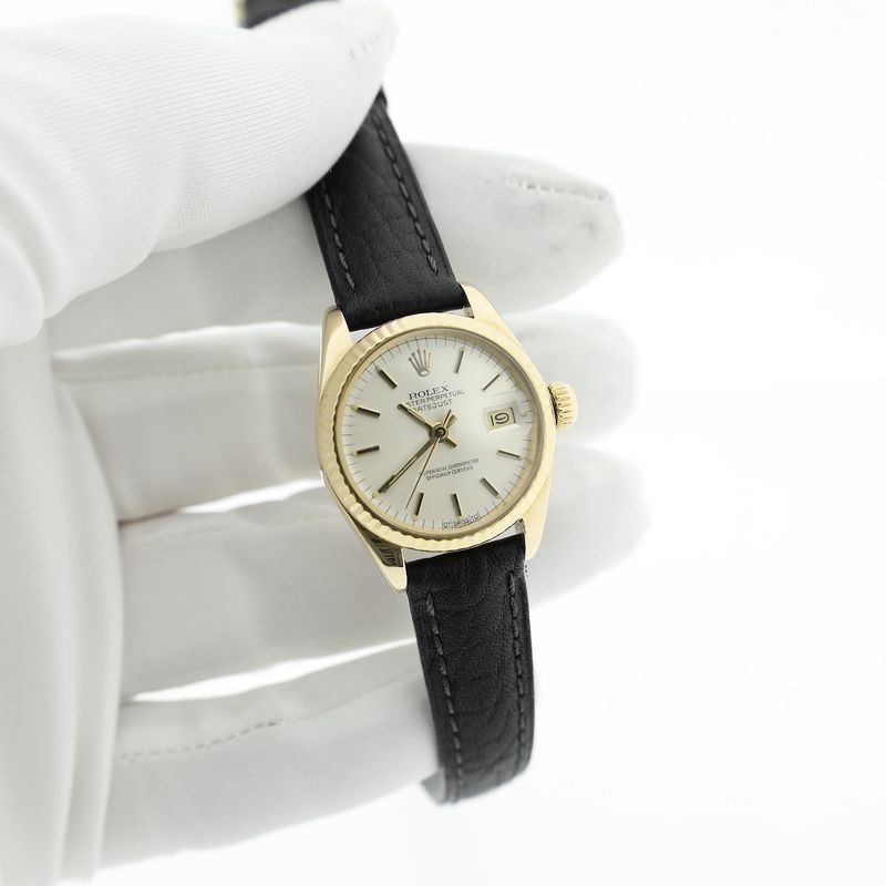 Image 5 of Rolex Lady-Datejust 26mm 69178; Vintage 18k gold women's watch
