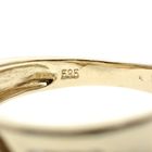 Image 3 of Two-tone gold ring with diamonds; 0.045 ct.