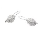 Image 5 of White gold stud earrings with zirconia