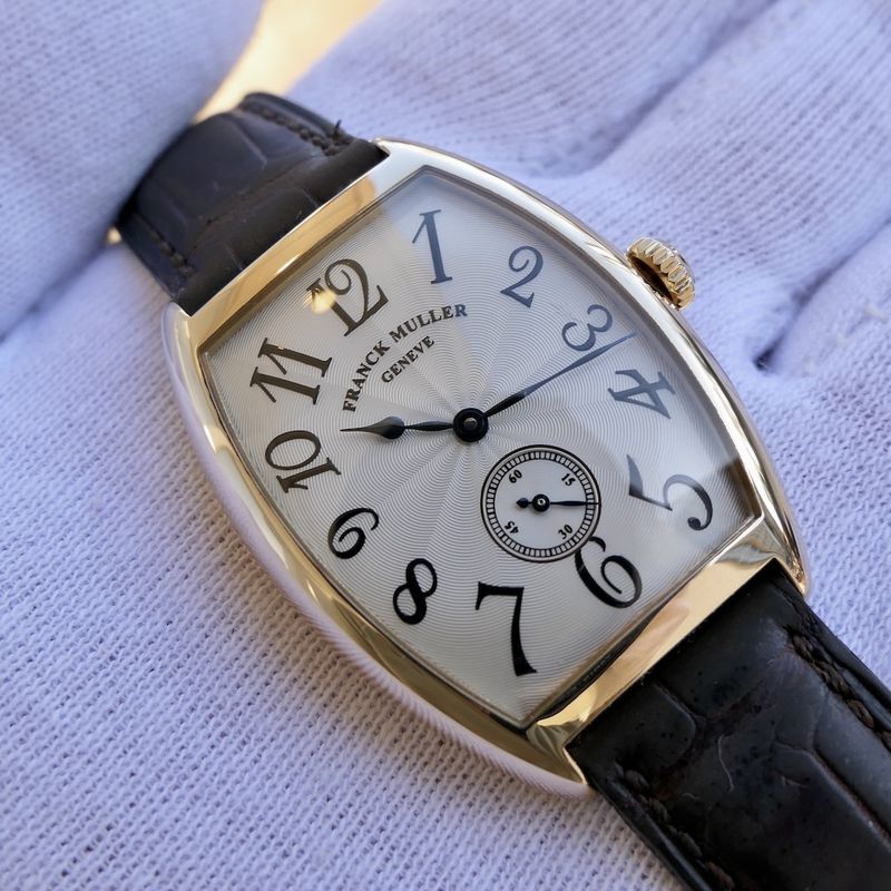 Image 12 of Franck Muller Casablanca Cintrée Curvex; 18k. Gold watch