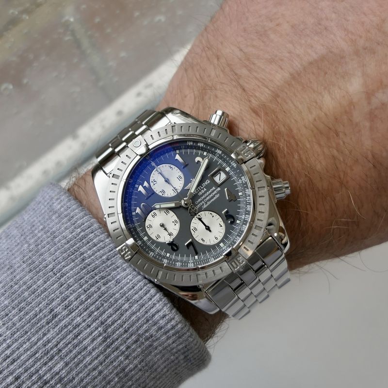 Image 24 of Breitling Chronomat Evolution A13356; Chronograph men's watch