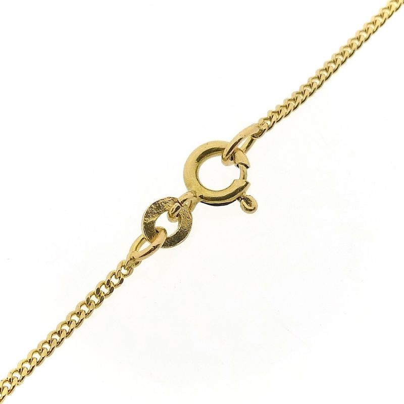 Image 5 of Gold gourmet link chain | 46 cm