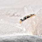 Image 2 of Two-tone gold ring with diamond