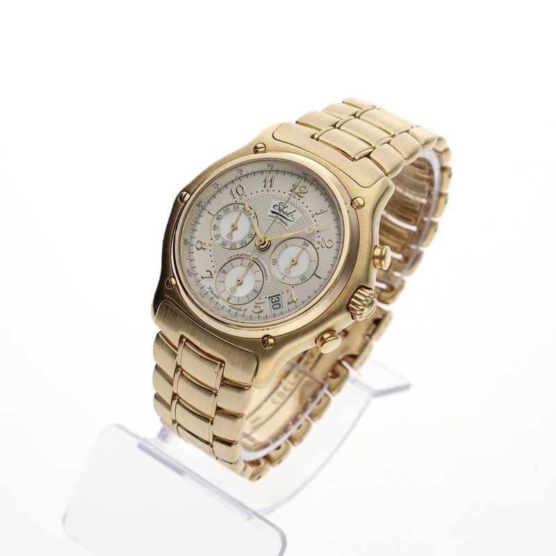 Image 2 of Ebel 1911 Le Modulor Chronograph E8137240; 18k gold men's watch