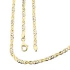 Image 1 of Two-tone gold infinity link chain