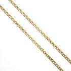 Image 3 of Gold gourmet link chain | 45.5 cm