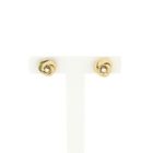 Image 1 of Vintage gold stud earrings with diamond | 0.07 ct.