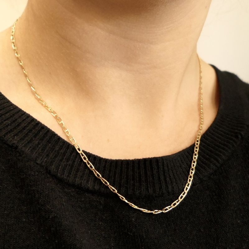 Image 7 of Midas gold navy link chain