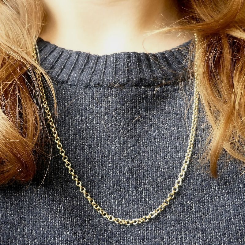 Image 9 of Gold jasseron link chain