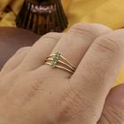 Image 4 of Gold ring with emerald | Vintage