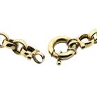 Image 4 of Gold jasseron link chain | 46 cm