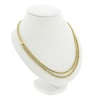 Image 3 of Gold foxtail link necklace