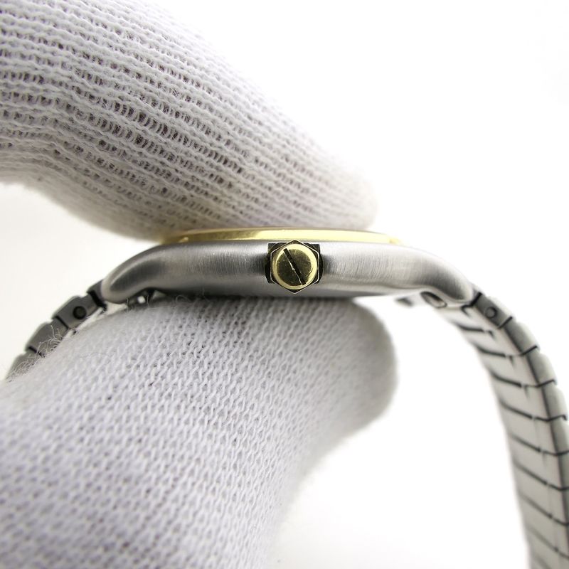 Image 5 of Ebel Wave 'Mother of Pearl'; Gold/steel women's watch with diamonds