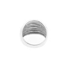 Image 5 of Silver ring with a domed design
