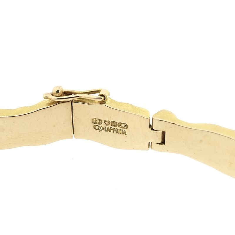 Image 4 of Gold Lapponia bracelet; Scintilla | 18 cm