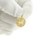 Image 9 of Gold zodiac sign pendant; Capricorn