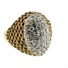 Image 5 of Gold cocktail ring with diamonds; 0.54 ct.