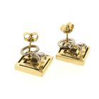 Image 4 of Gold stud earrings with diamond | 0.26 ct.