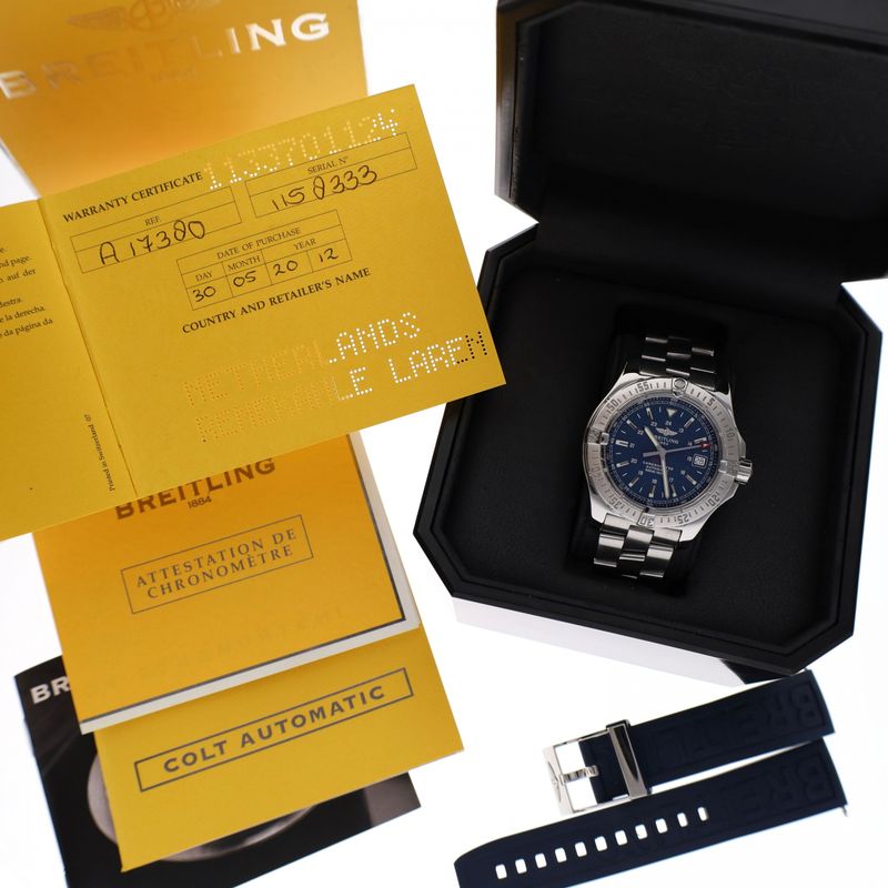 Image 7 of Breitling Colt Automatic 41mm A17380; Automatic Men's Watch