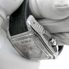 Image 20 of Cartier Santos 100 XL Chronograph 'Factory-Set' Diamonds 2891; 18k white gold watch with diamonds