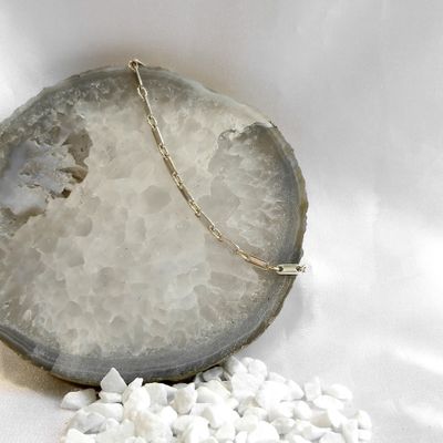 Image 2 of Two-tone gold fantasy link bracelet