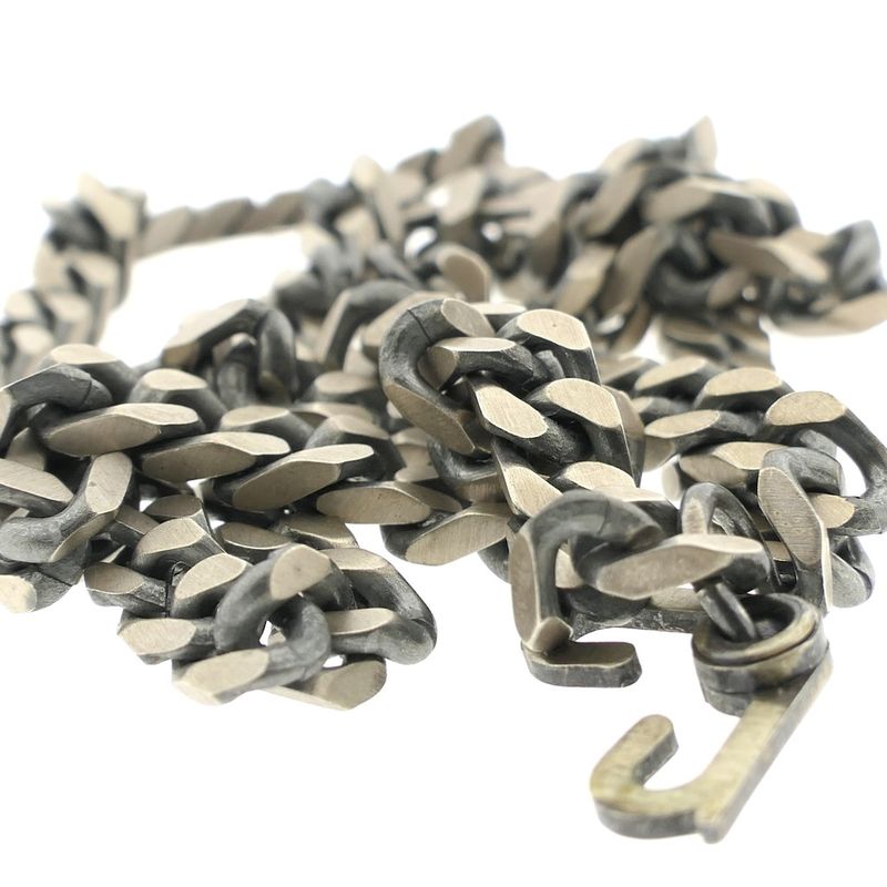 Image 7 of Silver robust gourmet link chain