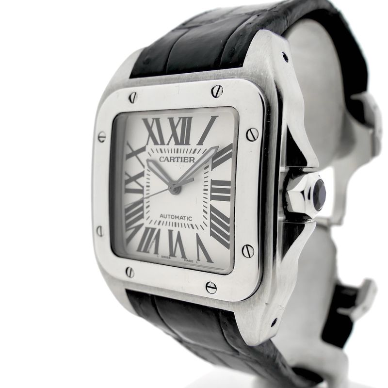 Image 2 of Cartier Santos 100 XL Automatic W20076X8/2656; Automatic men's watch