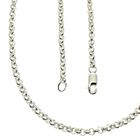 Image 1 of Silver long jasseron necklace | 70.5 cm