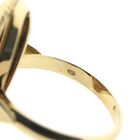 Image 6 of Vintage gold ring with rhodonite