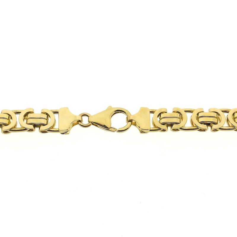 Image 4 of Exclusive long gold flat king chain | 71 cm