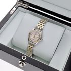 Image 16 of Breitling Callistino 'Mother of Pearl' D52045; 18k gold/steel women's watch with diamonds